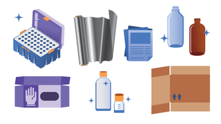 Lab recycling graphic